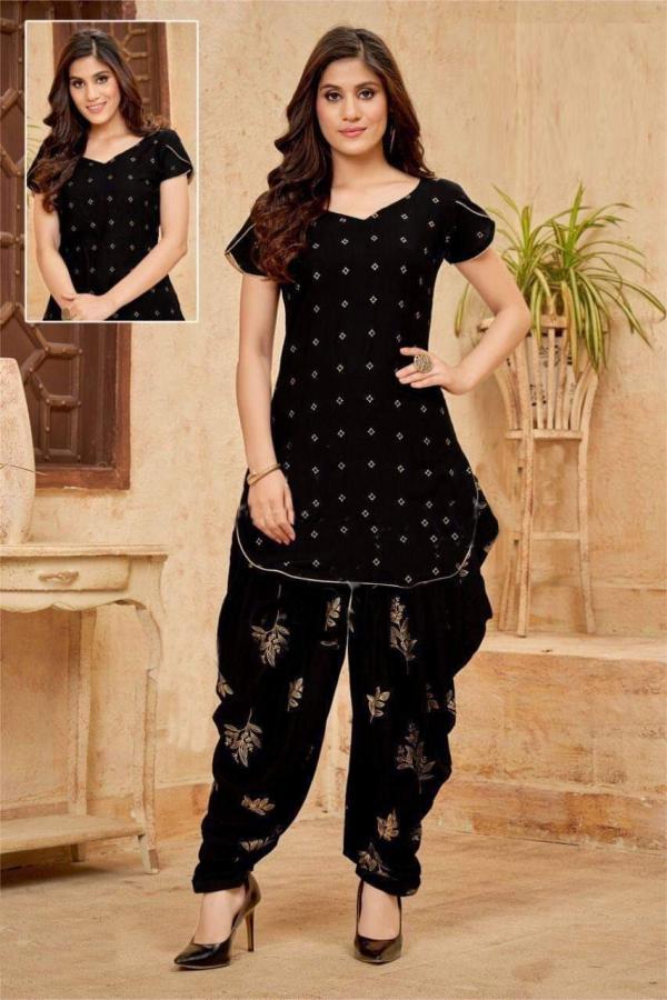 Hasti 2 Regular Wear Rayon Designer Kurti With Patiyala Suits Collection